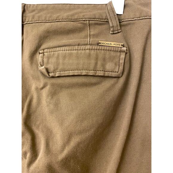 Michael Kors Womens Jeans Skinny Stretch Pants Green Sage Ankle Zip4 - Picture 5 of 7